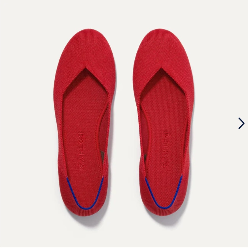 Rothy’s red flat size 8.5
